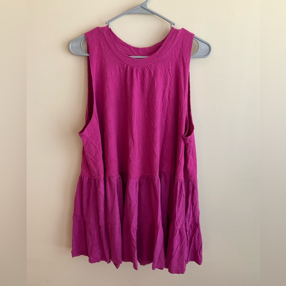 Flowy, pink free people tunic